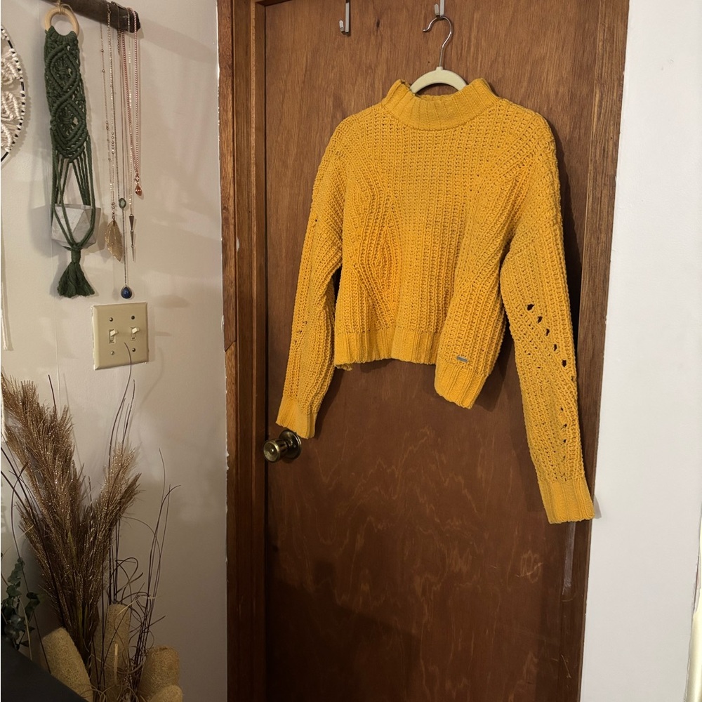 Yellow Knit Sweater